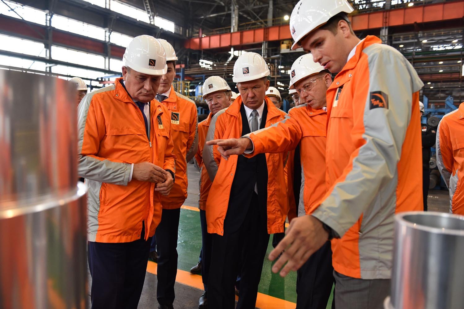 Председатель правления «Газпрома» Алексей Миллер посетил Северский трубный завод